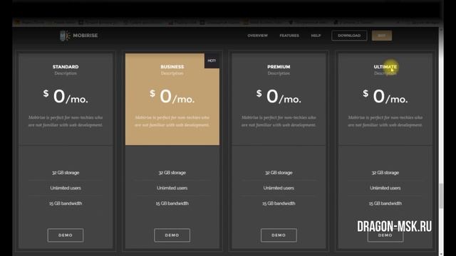 Самый лучший и бесплатный конструктор сайтов Mobirise смотреть онлайн
