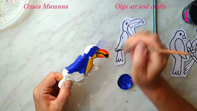 Как сделать 3  украшения на палочке  для цветов, топперы.