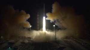 Пуск ракеты-носителя «Протон-М» с космическим аппаратом Минобороны России-«Космос-2520»
