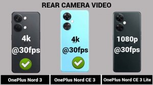 OnePlus Nord 3 Vs OnePlus Nord CE 3 Vs OnePlus Nord CE 3 Lite