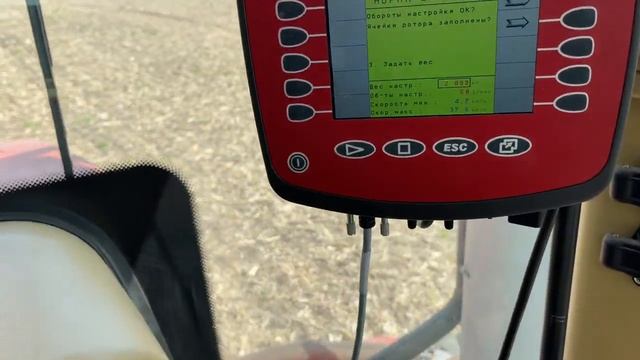 Horsch Avatar 1225 SD. Настройка нормы высева подсолнечника.