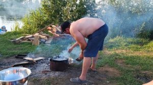 Рыбалка на Каме в жару...Отдых удался!