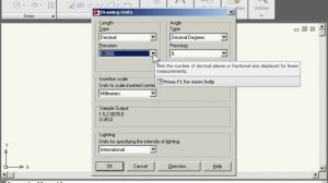 AutoCAD 2009  Урок 08  Настройка единиц измерения