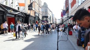 Jacob Koopman with "Wicked Game" on Grafton Street... Amazing performance!! Chris Isaak cover.