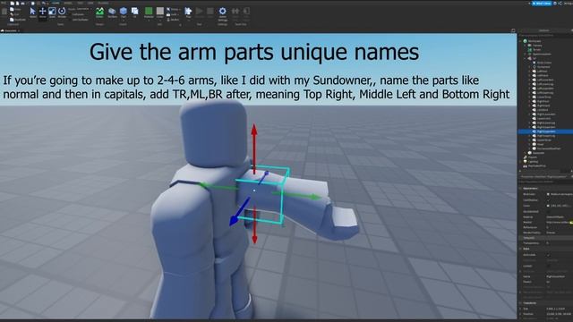 How To Make Extra Limbs [ROBLOX Studio Tutorial] смотреть онлайн