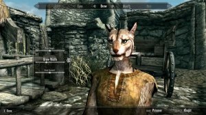 Vanilla Skyrim SE - Female Khajiit Character Sliders