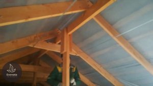 Подготовка к УТЕПЛЕНИЮ МАНСАРДЫ, как утеплить крышу, ЭКОВАТА