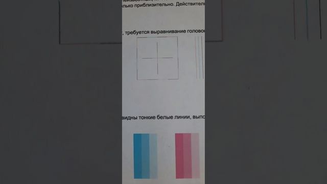 Сравнение Диагностической страницы б.у и Новой печатающих головок HP 711. #плоттерhp #плоттерминск