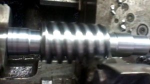 Нарезка двухзаходного червяка