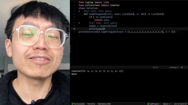 Top K Frequent Elements by bucket sort смотреть онлайн