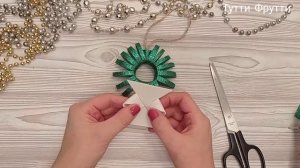 DIY | Новогодние игрушки на елку из фоамирана | Christmas |