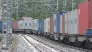 ГРУЗОВЫЕ ПОЕЗДА ЛЕТОМ НА ТРАНССИБЕ