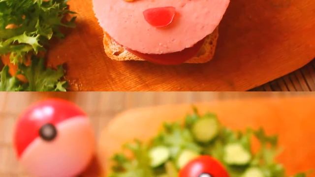 ★Съедобные покемоны || Edible pokemons DIY★ #DIY #Pokemon #ланч #какоформить #съедобныепокемоны