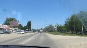 Поездка на автомобиле от церкви до Развилки