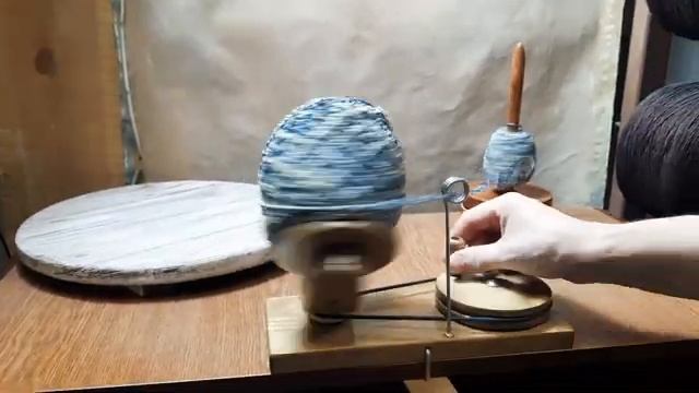 моталка для пряжи на подшипниках. обзор, как работает, как прикрутить струбцину,  размер мотка