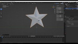 How to create a star and add a mesh in blender | Как создать звезду и добавить меш в блендере
