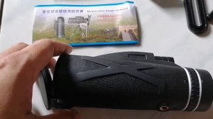 80x100 Magnification portable Monocular Telescope Waterproof HD Zoom With Tripod