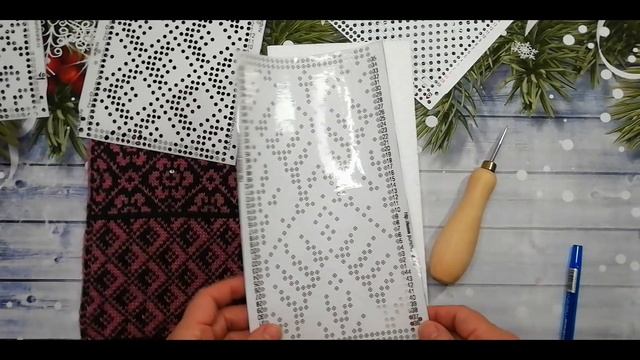 Перфокарта, как я ее делаю. Машинное вязание.