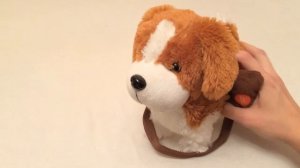 Плюшевая собака робот танцует и поет! Японский интерактив.