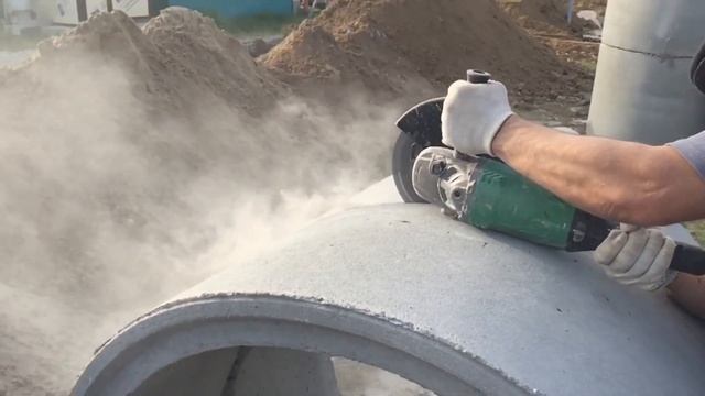 Разрезать железобетонное кольцо смотреть онлайн