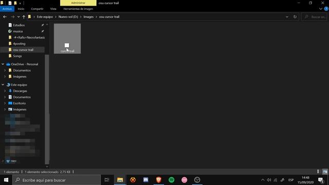 EASY TUTORIAL: How to delete the Cursor Trail in Osu Skins