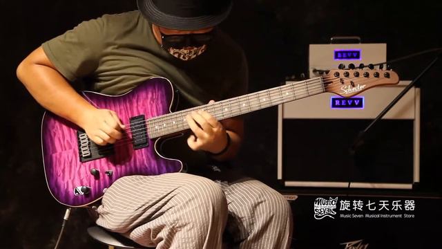 Schecter PT Pro Trans Purple Burst | No Talking смотреть онлайн