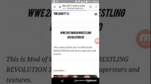 How to download wrestling wrevulution 3d mod in Mobile WWE 2k 17