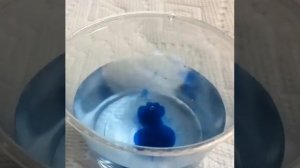 Реакция хлорида кальция и альгината натрия