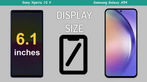 Sony Xperia 10 V Vs Samsung Galaxy A54