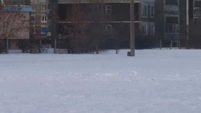 Весенний праздник ---8 марта катаемся на горке и лыжах!!!! смотреть онлайн