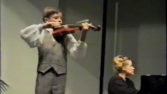 J. Sibelius. Masurkka op. 81 no 1. Aleksander Panfilo (12-years), violin. Finland смотреть онлайн