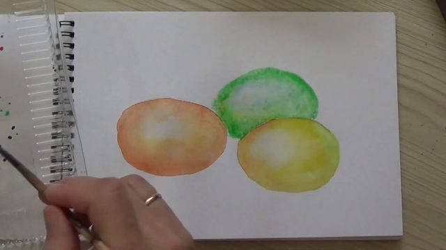 Пасхальная открытка своими руками. Скетч акварелью для начинающих. DIY