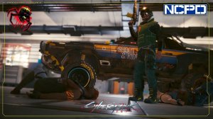 Cyberpunk 2077 - ограбление хим. склада, горе техник и месть угонщикам (NCPD) 34