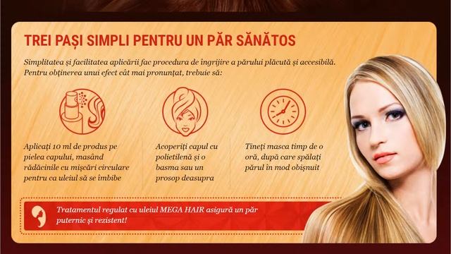 Mega Hair Miracle Oil Romania: recomandări, mod folosire, informații смотреть онлайн