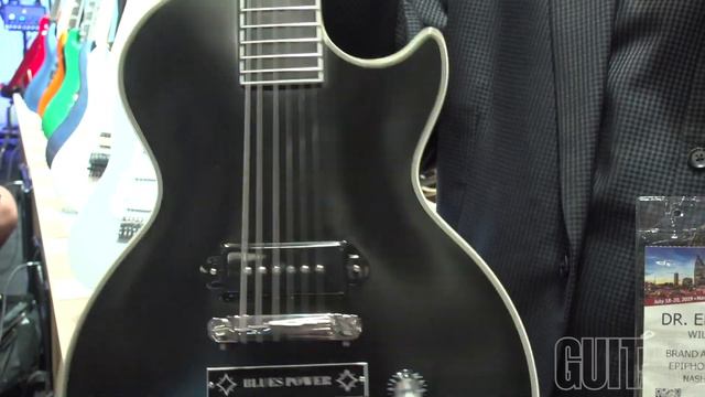 Epiphone Jared James Nichols Les Paul Custom at Summer NAMM 2019 смотреть онлайн