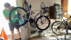 Ашанбайк  , макет велосипеда  , сборка из коробки  .