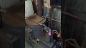 Печь на отработке и дровах 2.