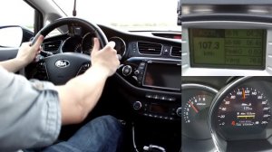 Kia Cee'd JD 1.6 AT: реальная динамика 0-100, 0-150, разгон с хода (80-120, 60-100, 30-70)