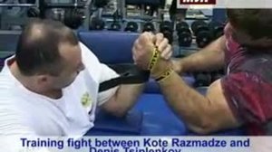 Тренировка Дениса Цыпленкова под руководством Котэ Размадзе.