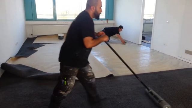 Как приклеить ковролин смотреть онлайн