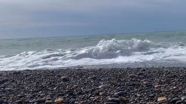 Сочи. Чёрное море. Шум моря. смотреть онлайн