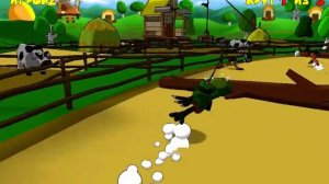 Ostrich Runner / Gameplay / No voice / Walkthrough / PC Steam game / HD1080p60FPS