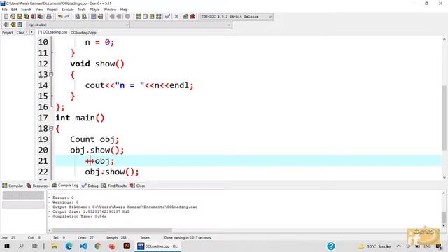 Operator Overloading in C++ (Urdu/Hindi)