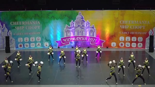 Cheerleading. Freestyle Pom DINASTIYA. Чир спорт. ЧИР-ФРИСТАЙЛ-ГРУППА ДИНАСТИЯ.