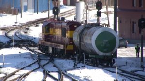 Тепловоз ЧМЭ3-4208 на ст. Юлемисте / CME3-4208 at Ülemiste station