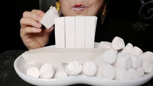 АСМР ~ ? Сухой хруст ? Сливки. Длинные десертные палочки: Оренбург и Щербет. ASMR ~ ? Dry crunch ?