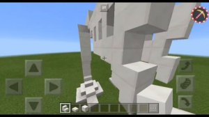 Как сделать скелет тиранозавра в майнкрафт / How to make a tyrannosaur skeleton