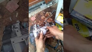 установка поршня на Honda Tact AF-24