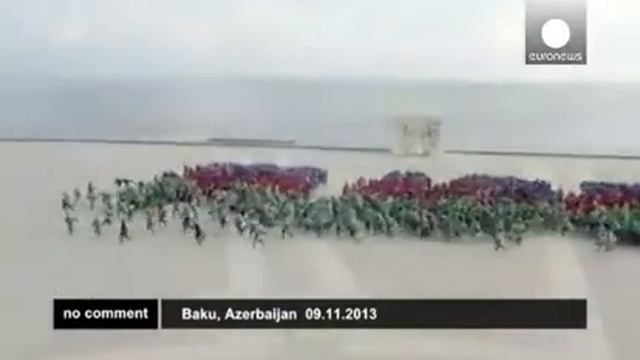 Flashmob Baku Flag Day