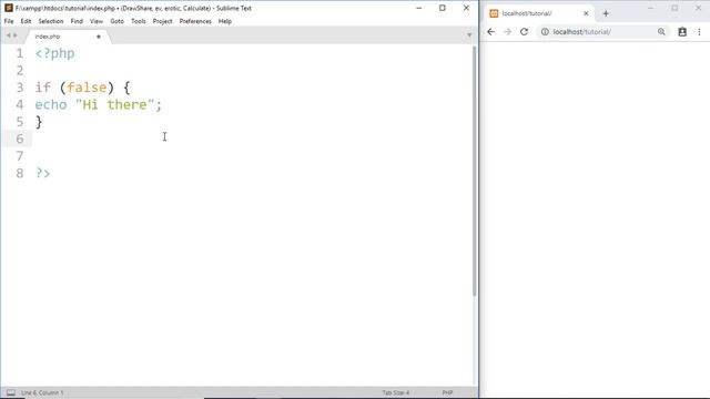 if...else Statement - #15 PHP Tutorial For Beginners With Examples